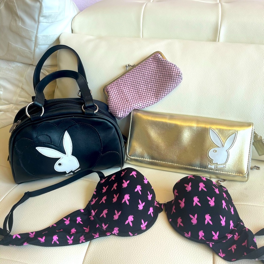 Playboy bunny lot purse clutch